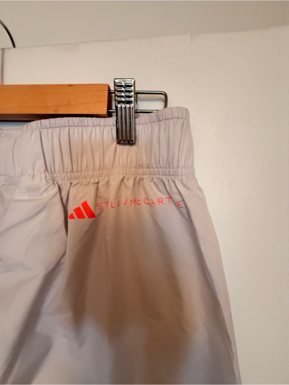 Adidas by Stella McCartney Beige & Yellow Colorblock Joggers - Picture 4 of 5
